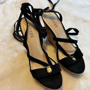 Guess strappy wedges